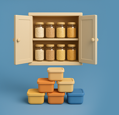 ​Как организовать хранение на кухне: в ЖК "Лондон Парк"